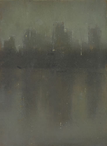 painting Central Park Nocturne