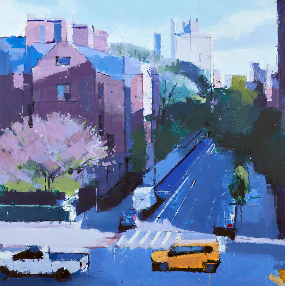 painting, From Above, painting by Lisa Breslow