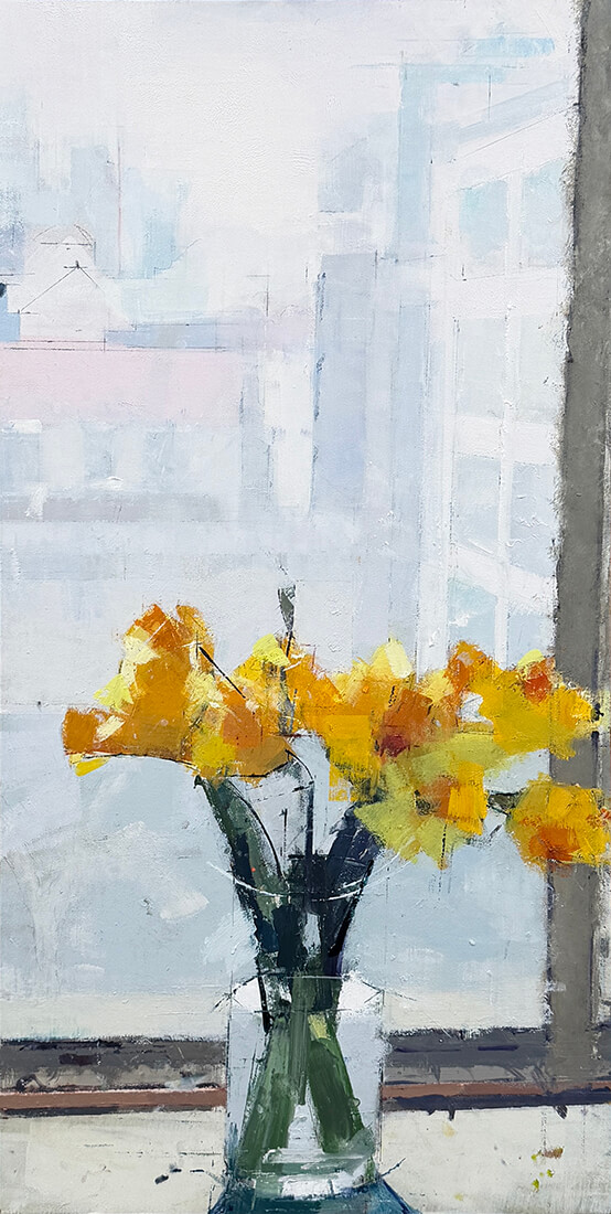 Window Light - painting by Lisa Breslow.